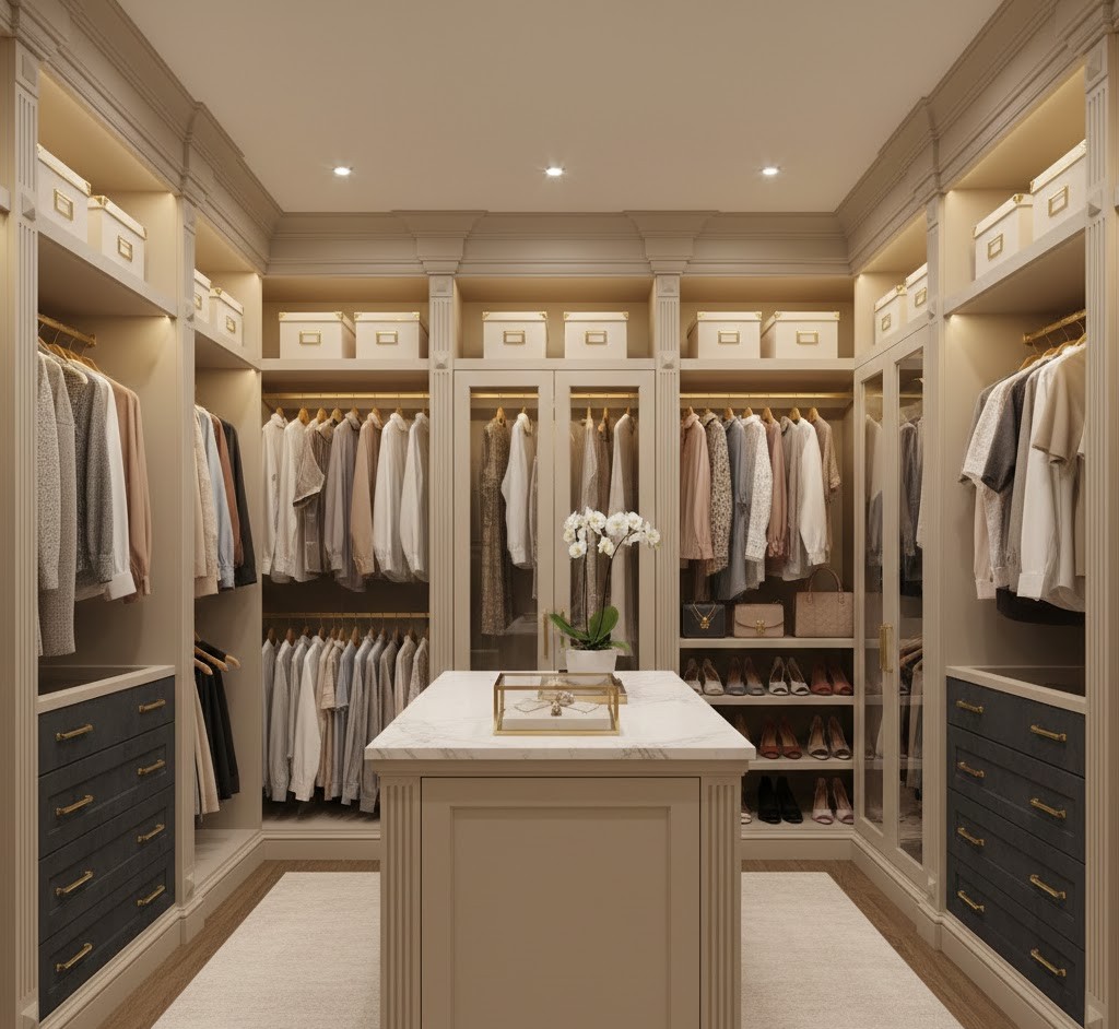 Classic wardrobe design