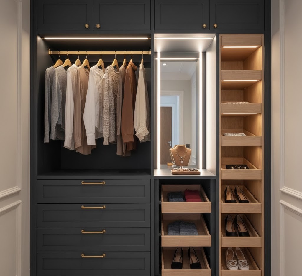 Compact wardrobe optimization