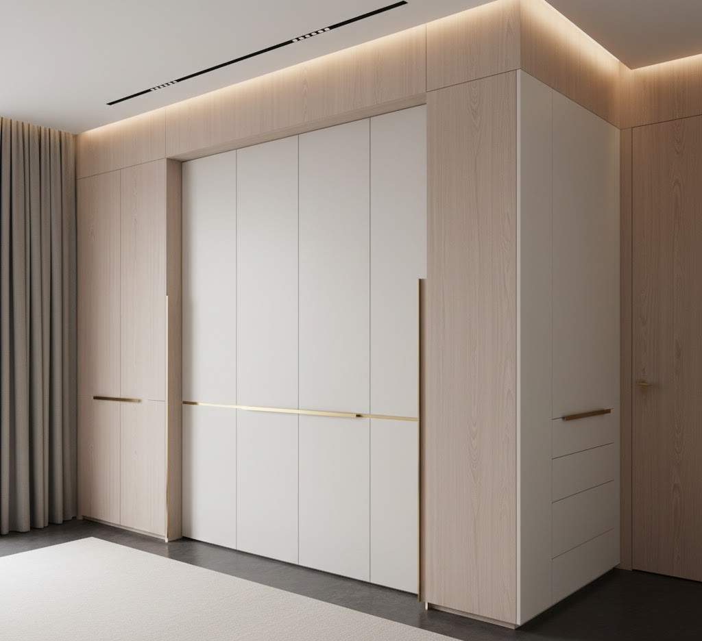Custom built-in wardrobe system