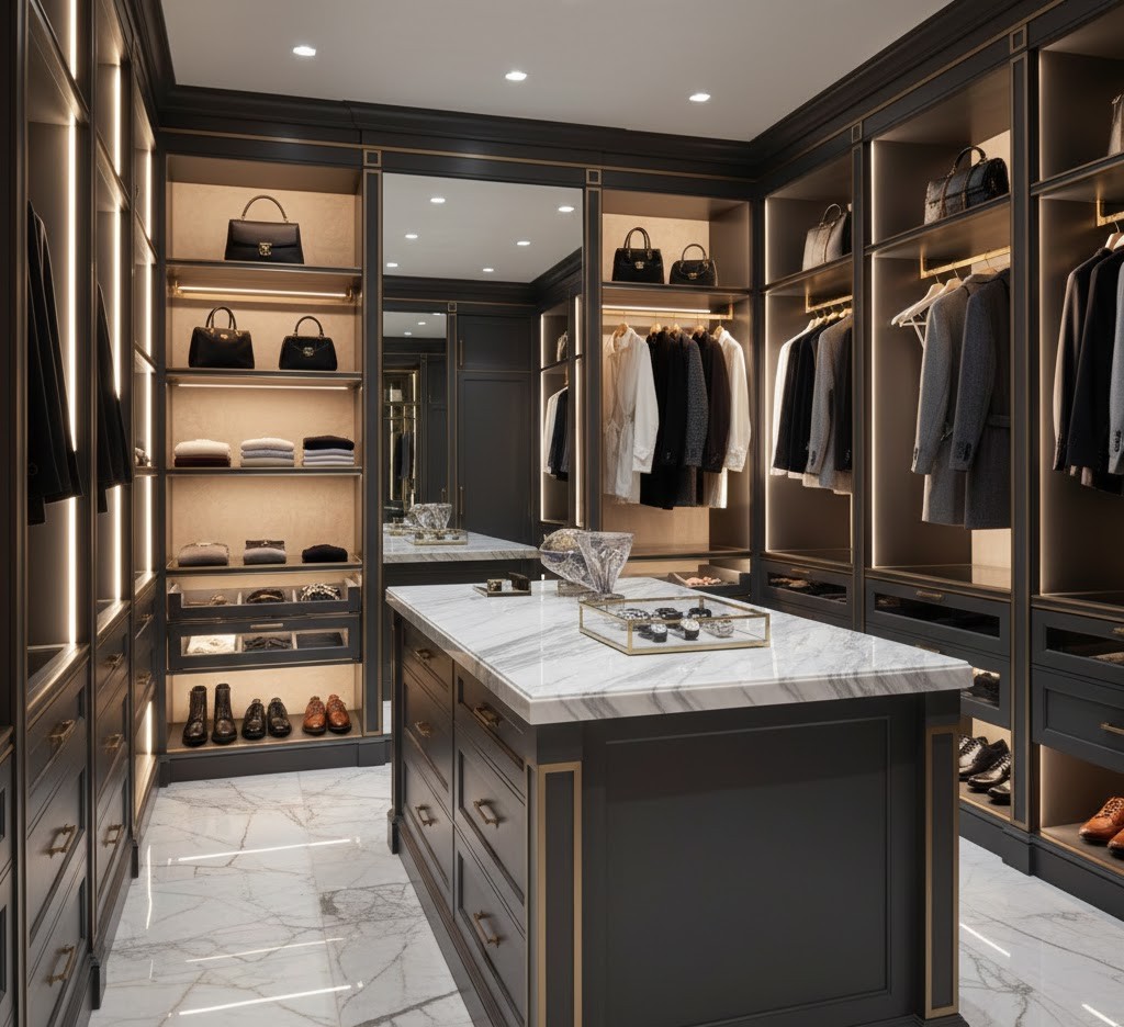 Luxury wardrobe design